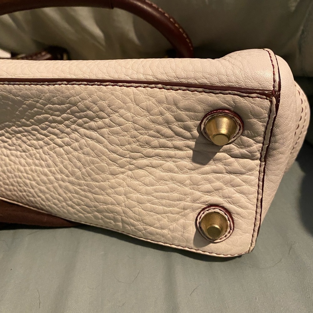NWT Coach Hampton Pebble Leather Satchel - Picture 6 of 6